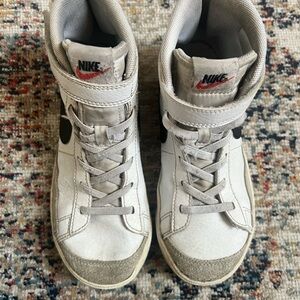 Nike Kids High-Top Sneakers - White